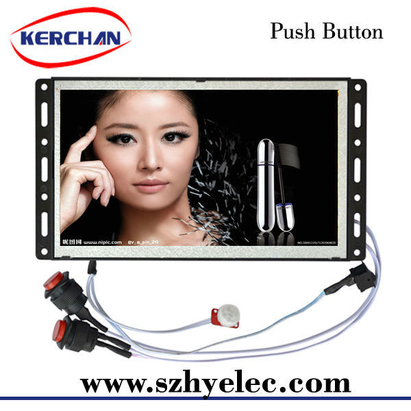 7 Inch Open Frame LCD Screen 720P Video Display 12ms Response Time